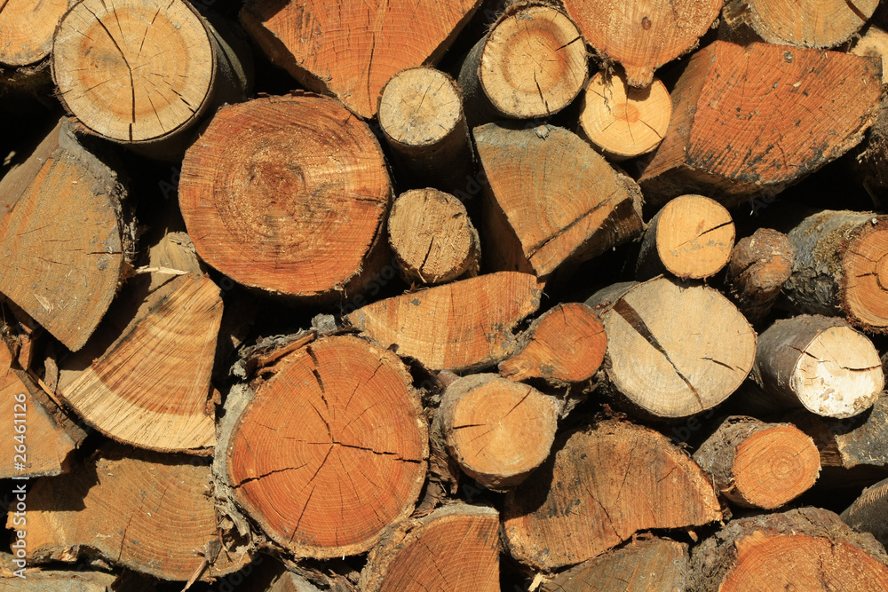 Fototapeta premium chauffage au bois