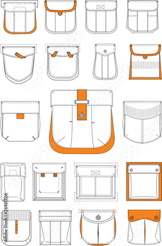 collection of pockets