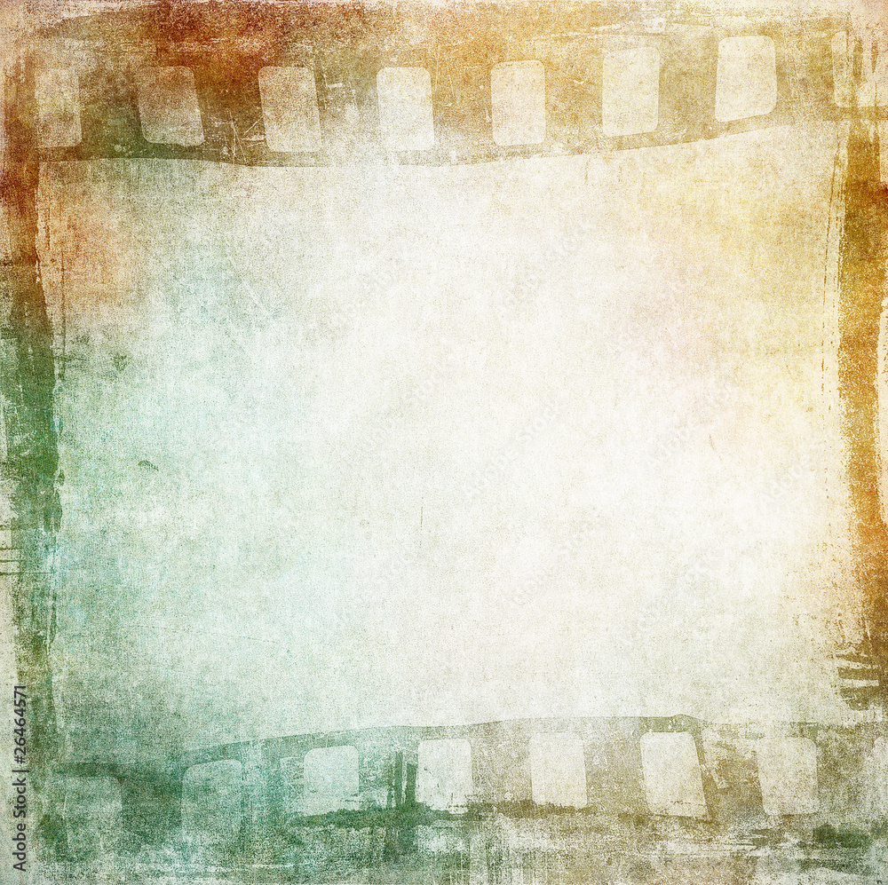 Naklejka premium grunge film background