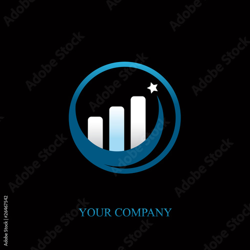 logo entreprise, finance