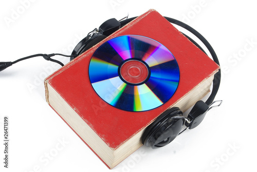 DVD,dictionary and headphone