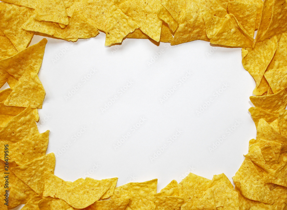Naklejka premium Nachos Rahmen