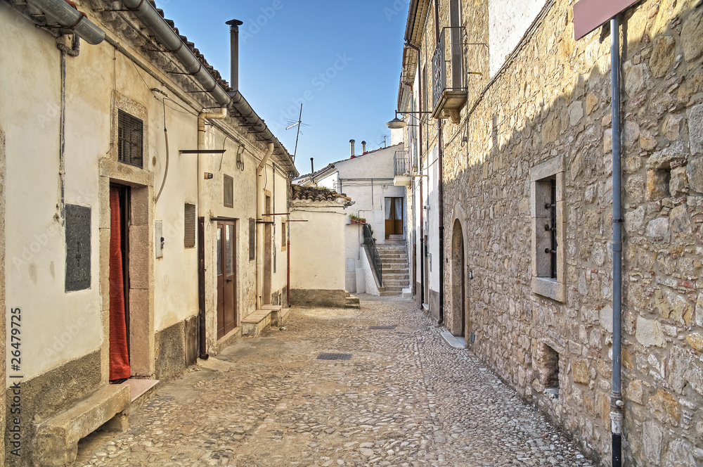 Alleyway. Bovino. Foggia. Apulia.