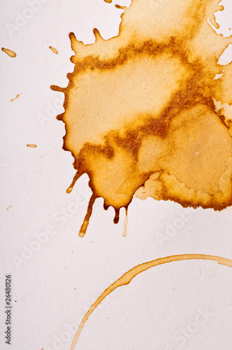 Coffee stain