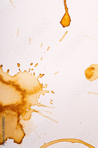 Coffee stain
