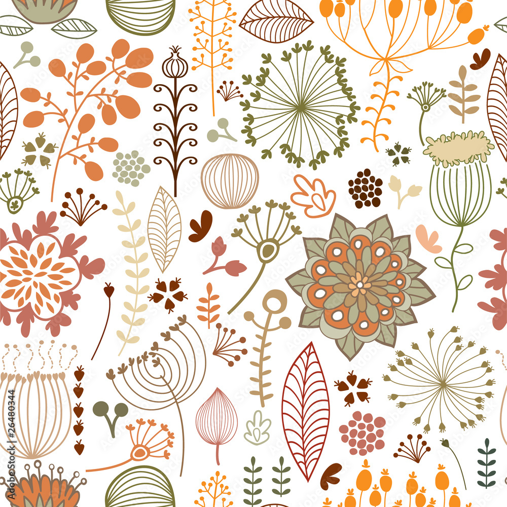 seamless botanical pattern seamless botanical pattern