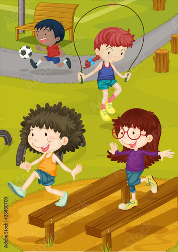 Kids on a Ground