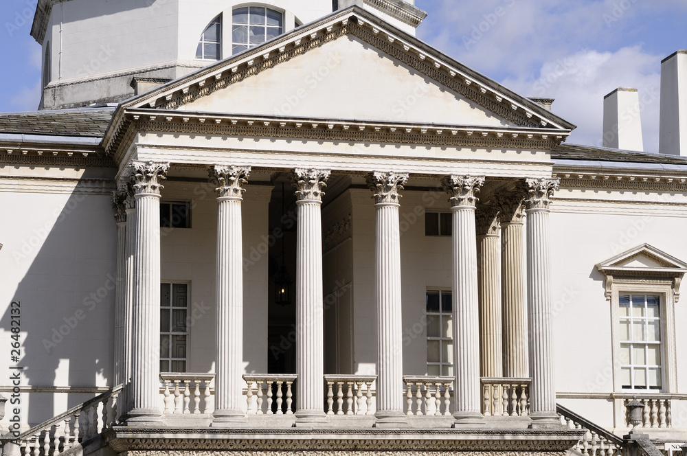 architectural details of Chiswick House