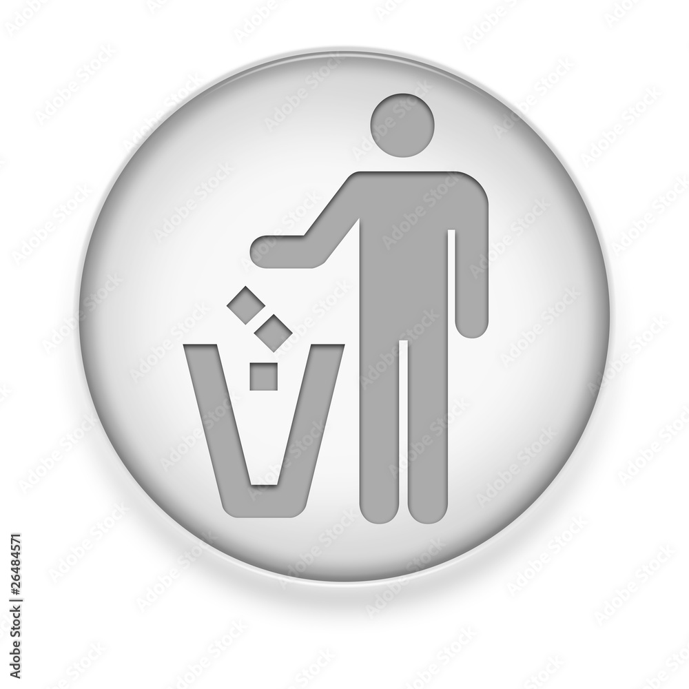 White Button / Icon White Button / Icon