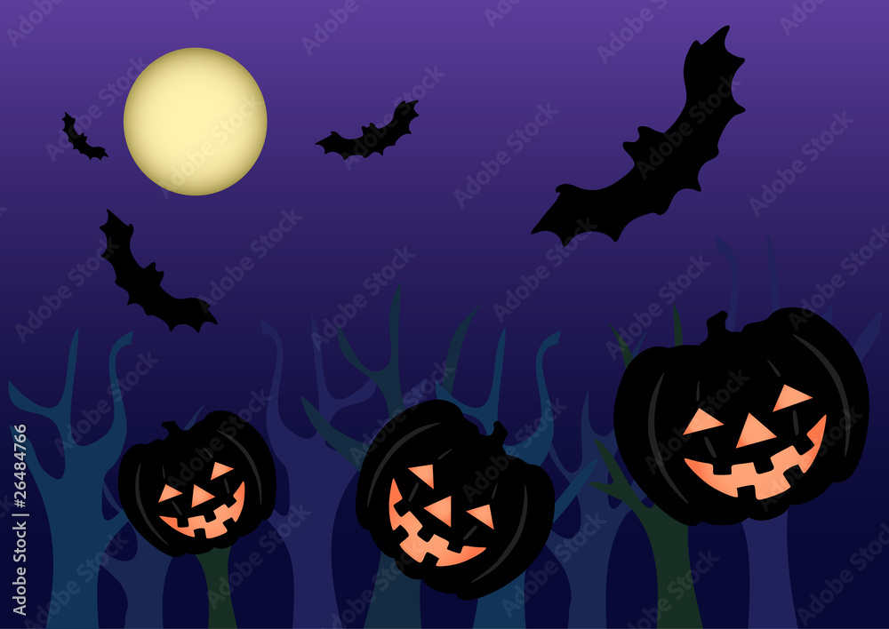 ハロウィンのかぼちゃランタン ハロウィンのかぼちゃランタン
