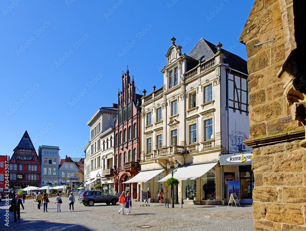 Historischer Marktplatz in Minden an der Weser