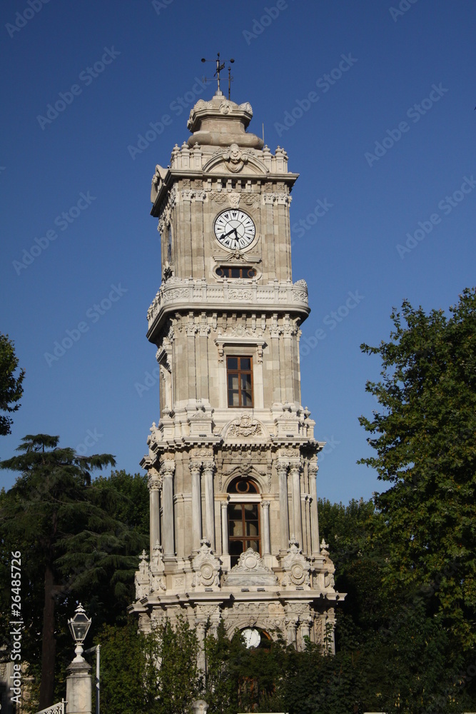 dolmabahce clock tower