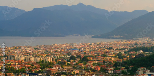 View of the city Marmaris. Mountains and sea. Turkey © latinist