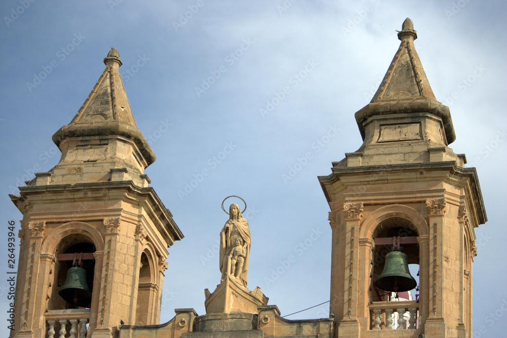 facciata della chiesa di Marsaxlokk, Malta