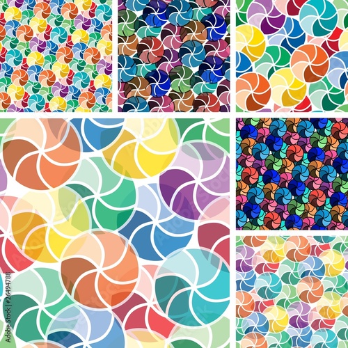 Seamless vivid swirl patterns