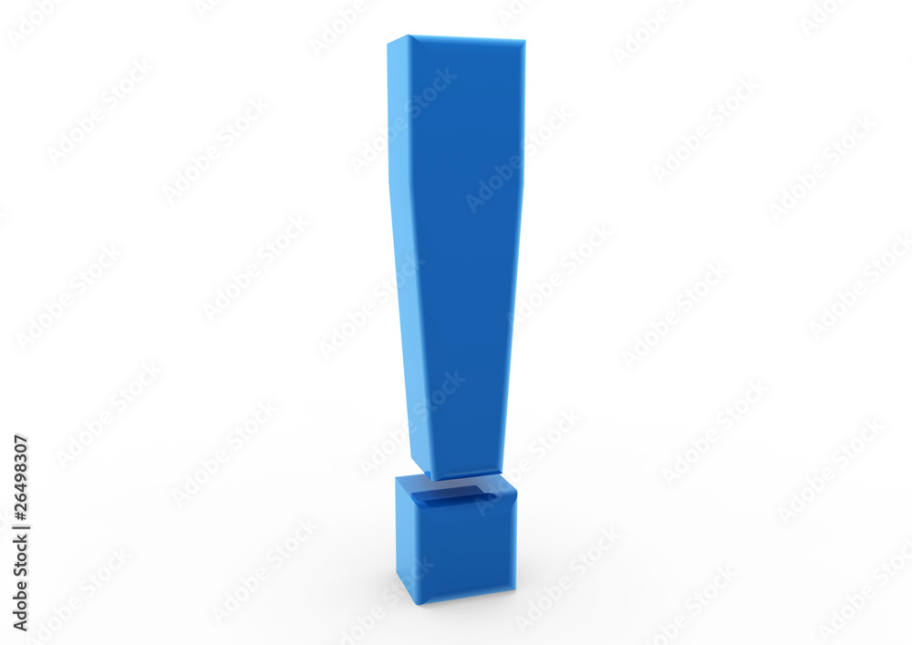 3d ausrufezeichen blau 3d ausrufezeichen blau
