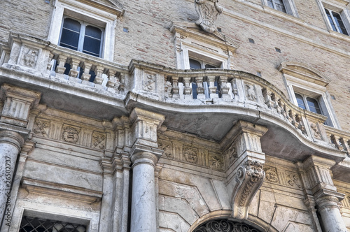 Compagnoni-Marefoschi Palace. Macerata. Marche.