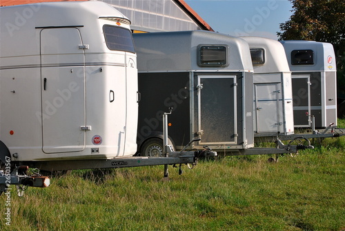 Fotografie Pferdetransporter