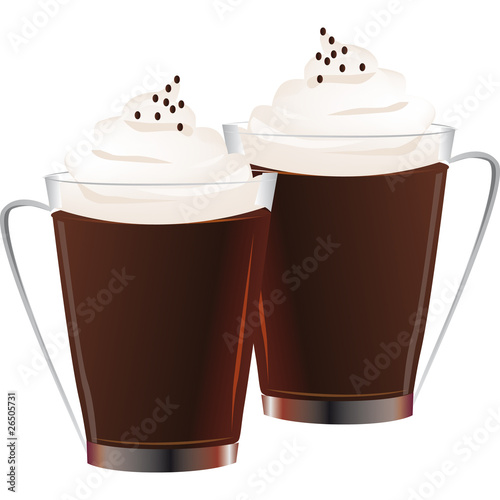cioccolata calda con panna