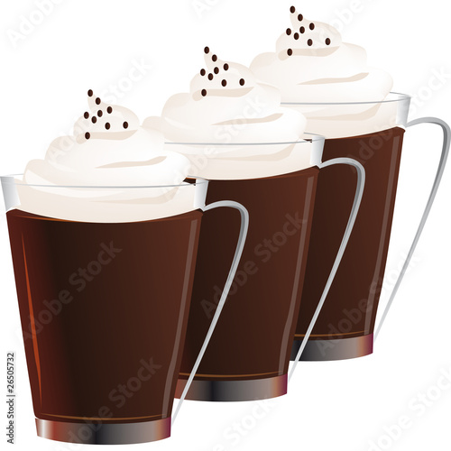 cioccolata calda con panna