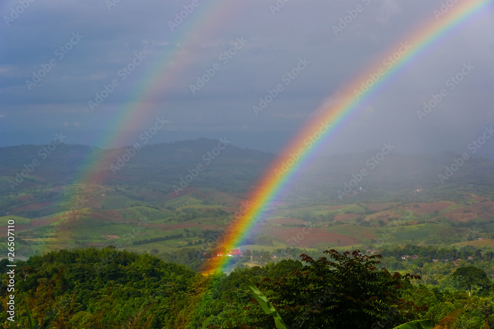Wonderful Rainbow in Thailand