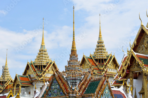 Wat Pra Kaew/national palace in bangkok,Thailand