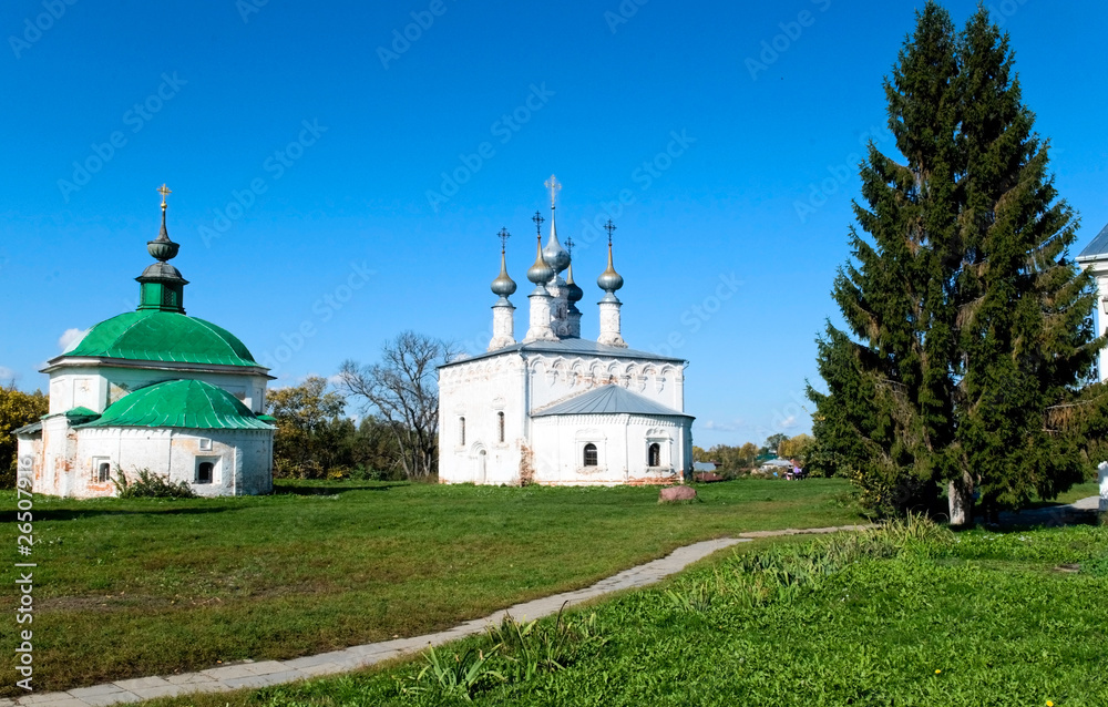 the churches in Suzdal, Russia