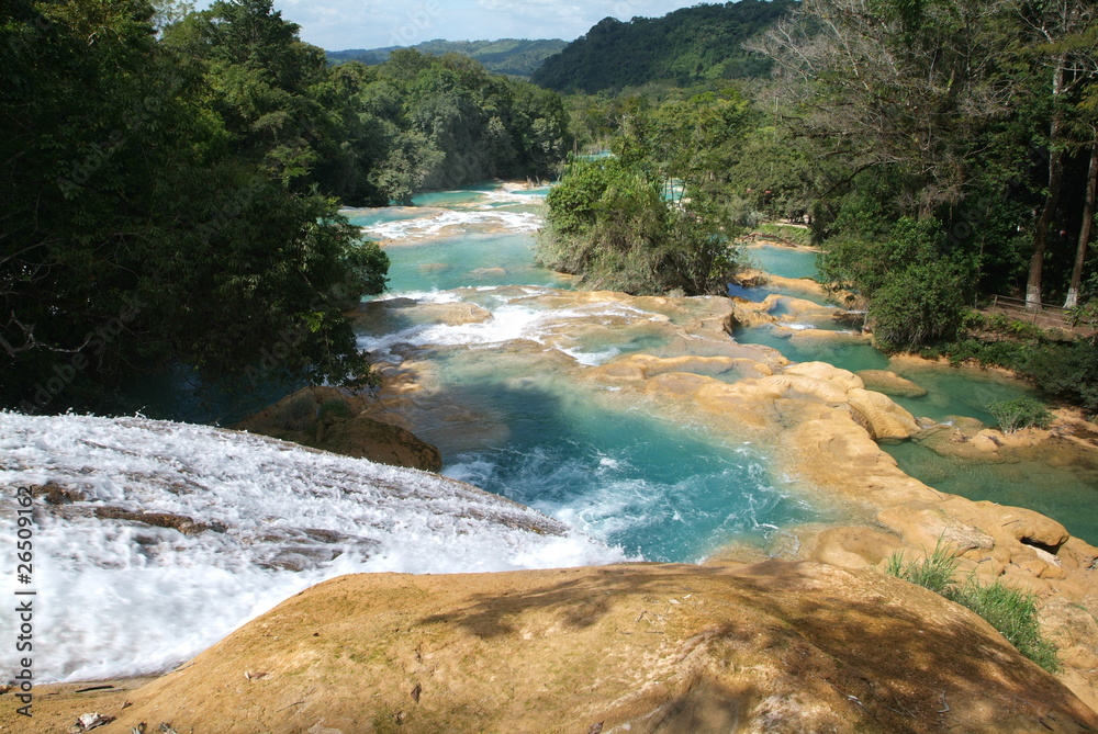Fototapeta premium Le cascate di Agua Azul