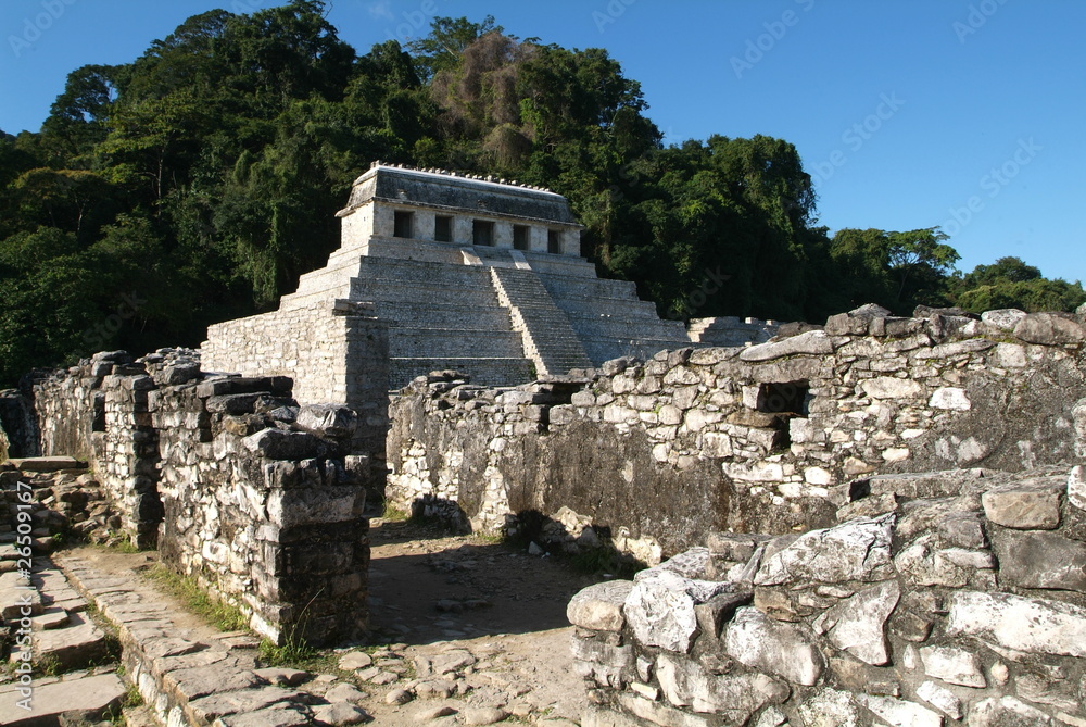 Il Tempio de las inscripciones a Palenque