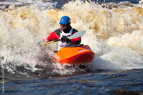 Freestyle on whitewater