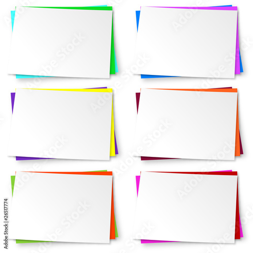 Blocs couleurs rectangulaires