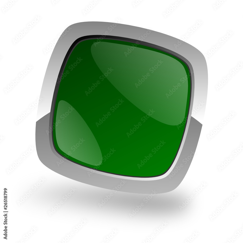 green vector button