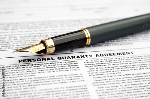 Guaranty agreement photo