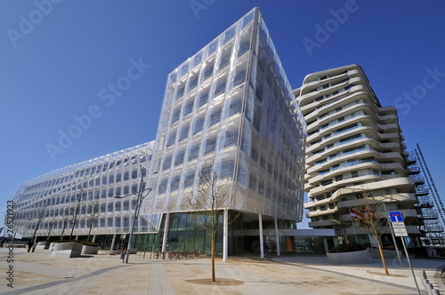 Obraz na płótnie Moderne Architektur in der Hafencity Hamburg w salonie