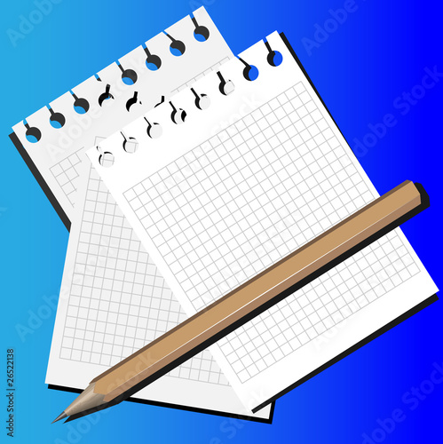 Pencil and paper