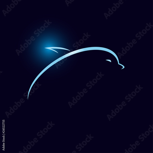 logo entreprise, dauphin