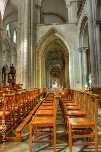 Chaises de l'église Saint-Etienne © Kevin Puget