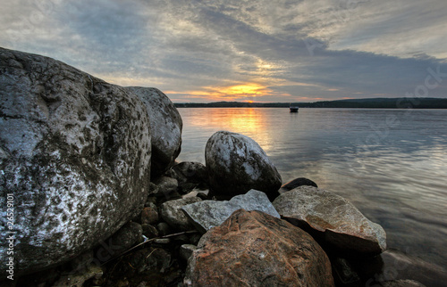 island sunset photo