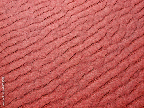 Принти на полотні Abstract background of red sand ripples at the beach