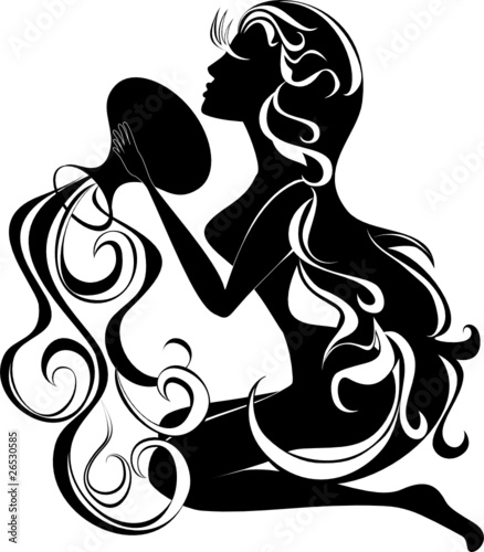 Astrology sign - Aquarius. Vector zodiac