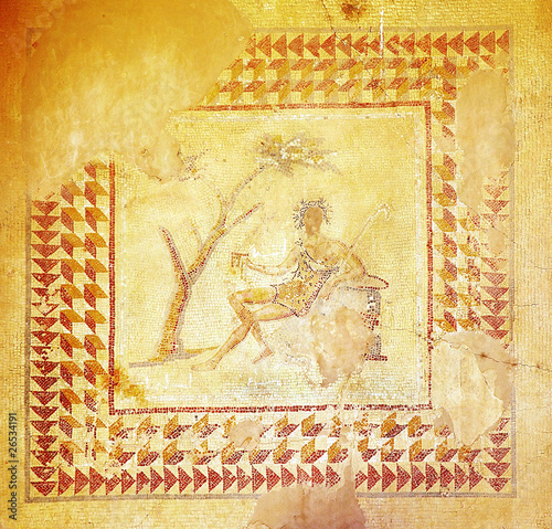 Ancient mosaic photo