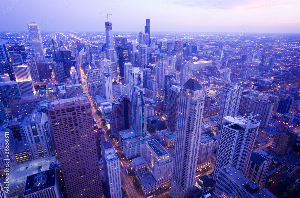Obraz premium シカゴの夜景
