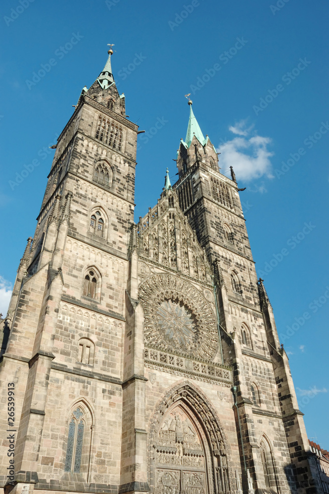Evangelical Lutheran St.Lorenz Church in Nuremberg,Germany