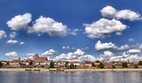 Panorama of Toruń (Poland)