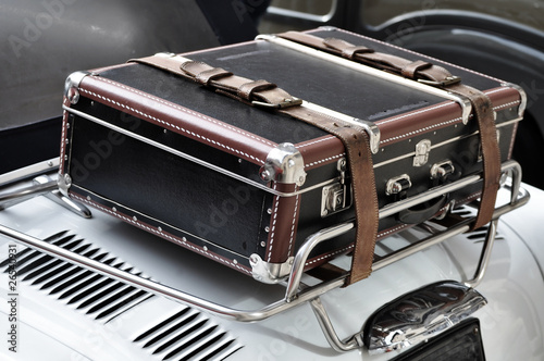 Suitcase on a Car