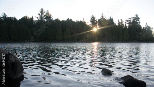 Sonnenuntergang am See