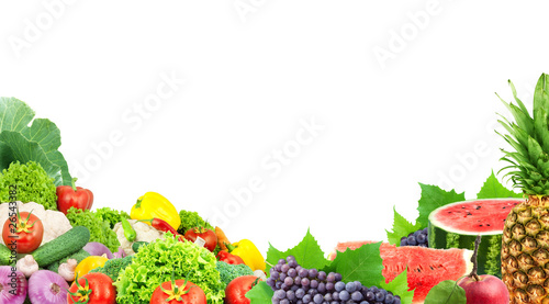 Fresh fruits and vegetables