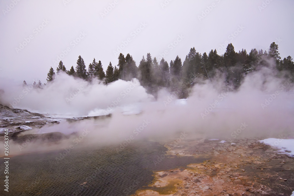 yellowstone in winter