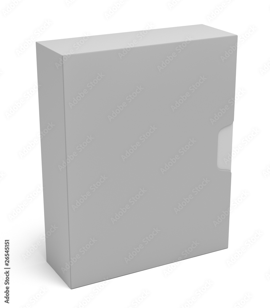 Software box isolated on white Software box isolated on white