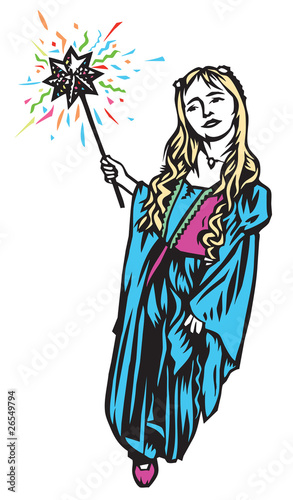 young girl dressed in fairy costume